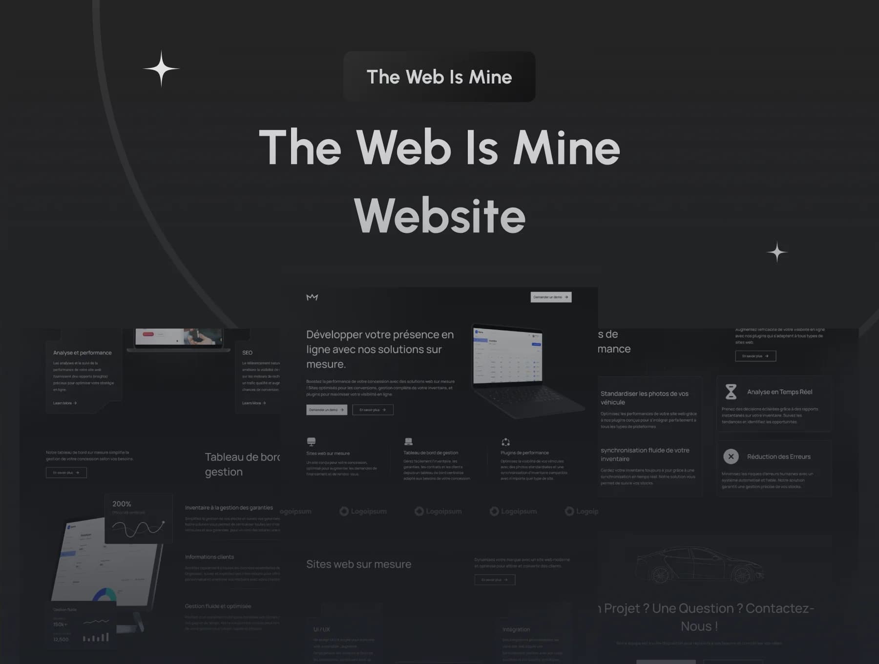 Screenshot of Scalable Full-Stack SaaS Portfolio & Client Portal